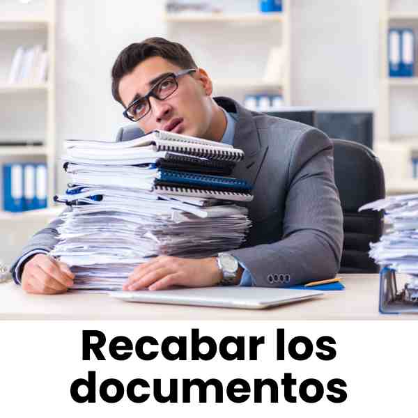 reuniendo los documentos