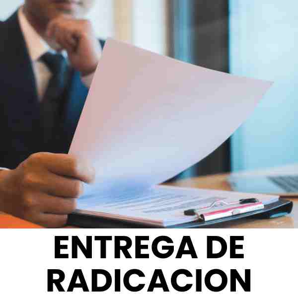 ENTREGA DE RADICACION