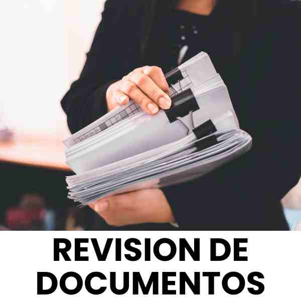 REVISION DE DOCUMENTOS